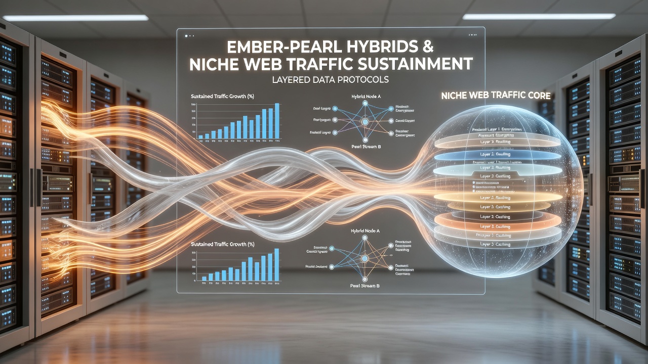 Flowchart of layered data protocols within an Ember-Pearl hybrid environment